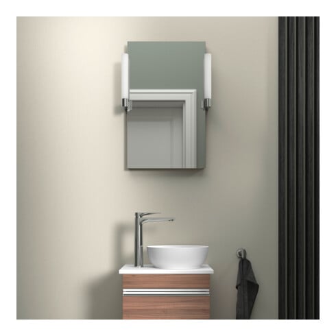 Duravit LED-Spiegel 9 W Sivida 45x65x3,6cm, N N, Leu., au, stl, Gr. chr