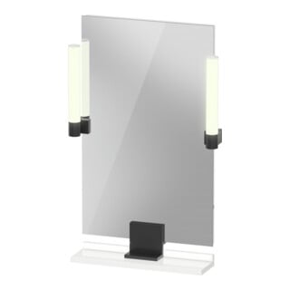Duravit LED-Spiegel 9 W Sivida 45x65x3,6cm, w g, Leu., au, stl, Gr. sw