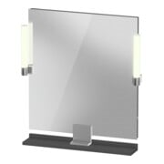 Duravit LED-Spiegel 9 W Sivida 65x65x3,6cm, gra m, Leu., au, stl, G chr