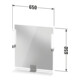Duravit LED-Spiegel 9 W Sivida 65x65x3,6cm, gra m, Leu., au, stl, G chr