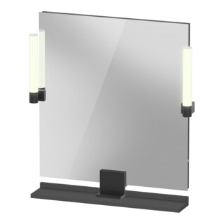 Duravit LED-Spiegel 9 W Sivida 65x65x3,6cm, gra m, Leu., au, stl, G sw