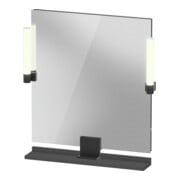 Duravit LED-Spiegel 9 W Sivida 65x65x3,6cm, gra m, Leu., au, stl, G sw