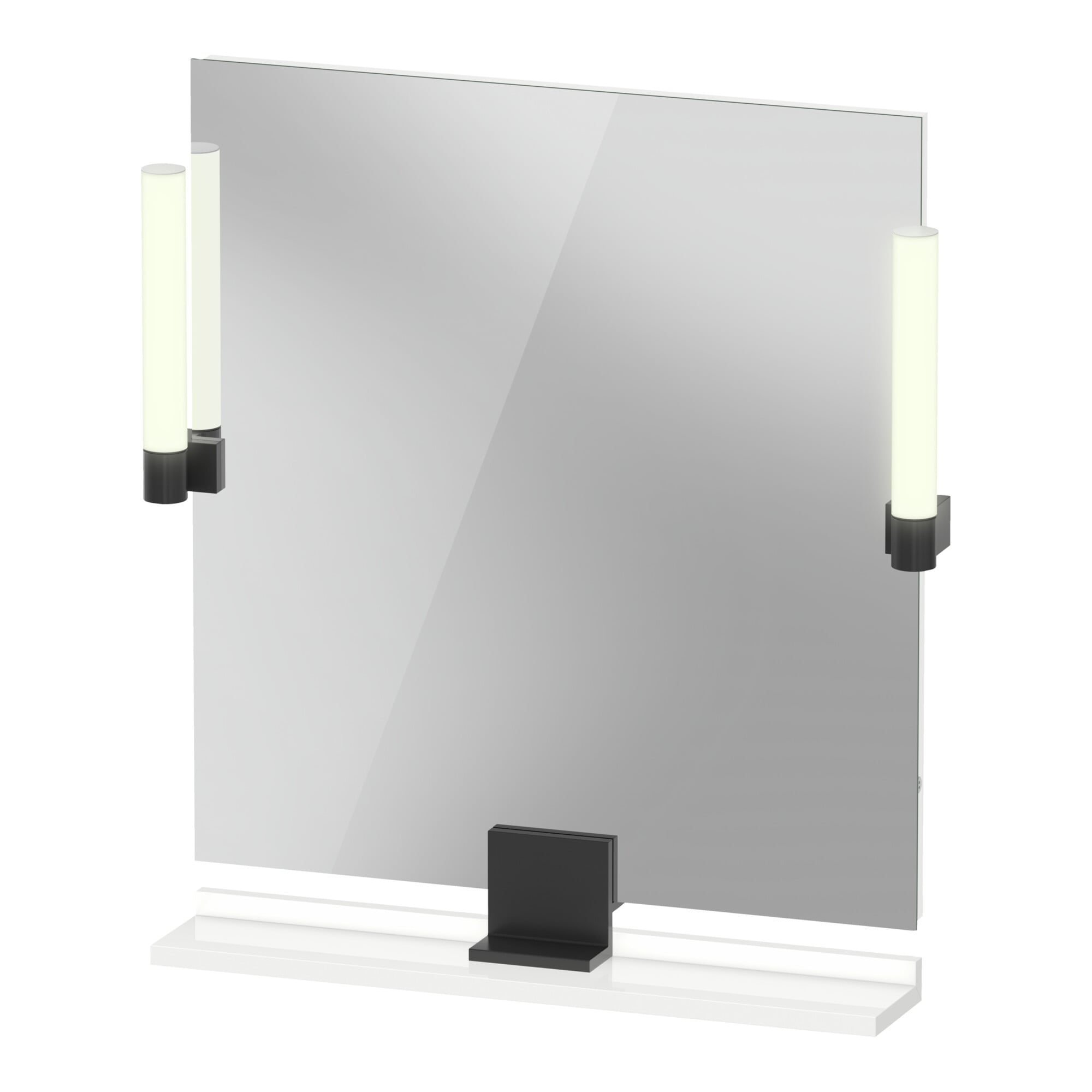 Duravit LED-Spiegel 9 W Sivida 65x65x3,6cm, w g, Leu., au, stl, Gr. sw
