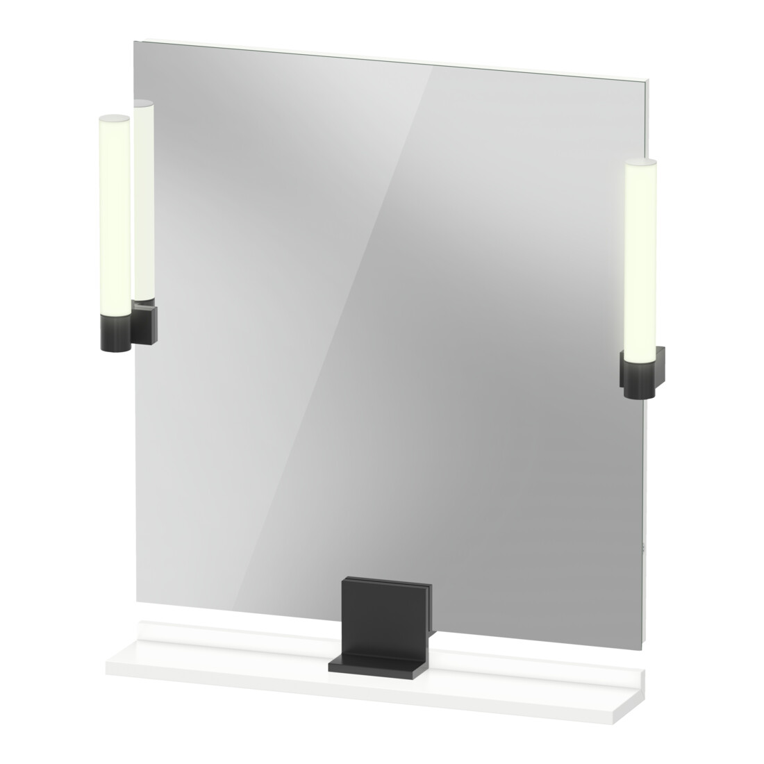 Duravit LED-Spiegel 9 W Sivida 65x65x3,6cm, w m, Leu., au, stl, Gr. sw