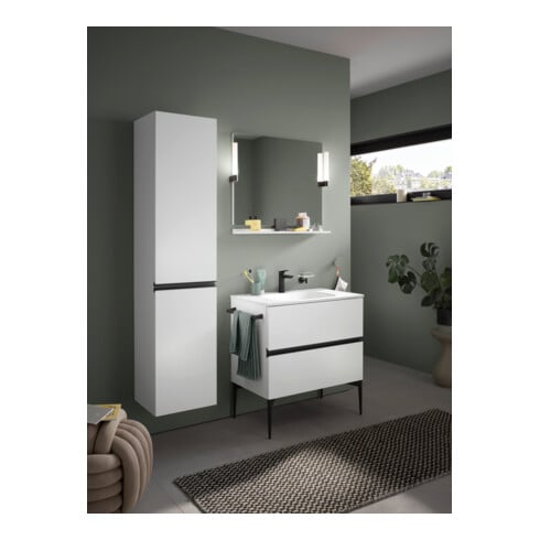 Duravit LED-Spiegel 9 W Sivida 85x65x3,6cm, w m, Leu., au, stl, Gr. sw