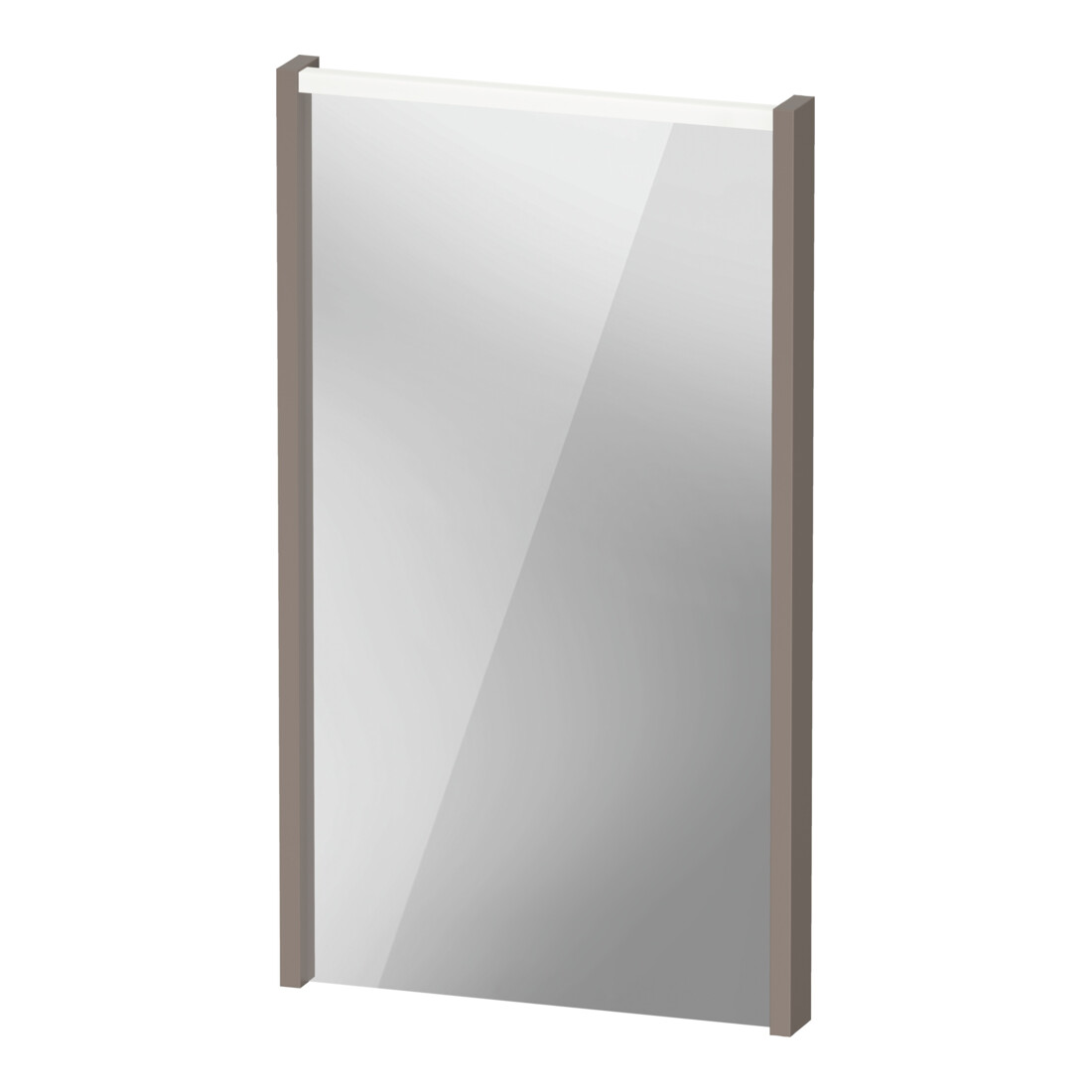Duravit LED-Spiegel D-Code 2.0 40x70x5cm, 3 W, bas. ma, Lichtfeld oben