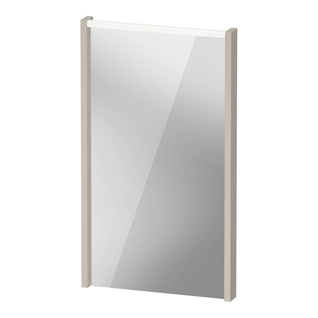 Duravit LED-Spiegel D-Code 2.0 40x70x5cm, 3 W, Tau matt, Lichtfeld oben