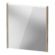 Duravit LED-Spiegel D-Code 2.0 65x70x5cm, 5 W, Ei Marm, Lichtfeld oben