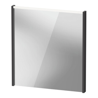 Duravit LED-Spiegel D-Code 2.0 65x70x5cm, 5 W, graph ma, Lichtfeld oben