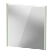Duravit LED-Spiegel D-Code 2.0 65x70x5cm, 5 W, grün ma, Lichtfeld oben