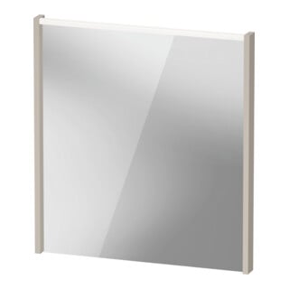 Duravit LED-Spiegel D-Code 2.0 65x70x5cm, 5 W, Tau matt, Lichtfeld oben