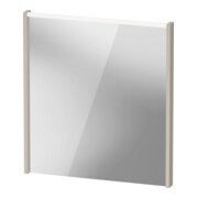 Duravit LED-Spiegel D-Code 2.0 65x70x5cm, 5 W, Tau matt, Lichtfeld oben