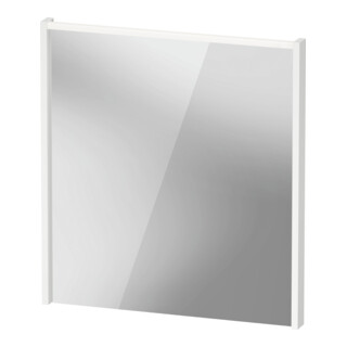 Duravit LED-Spiegel D-Code 2.0 65x70x5cm, 5 W, we. matt, Lichtfeld oben