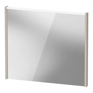 Duravit LED-Spiegel D-Code 2.0 80x70x5cm, 6 W, Tau matt, Lichtfeld oben