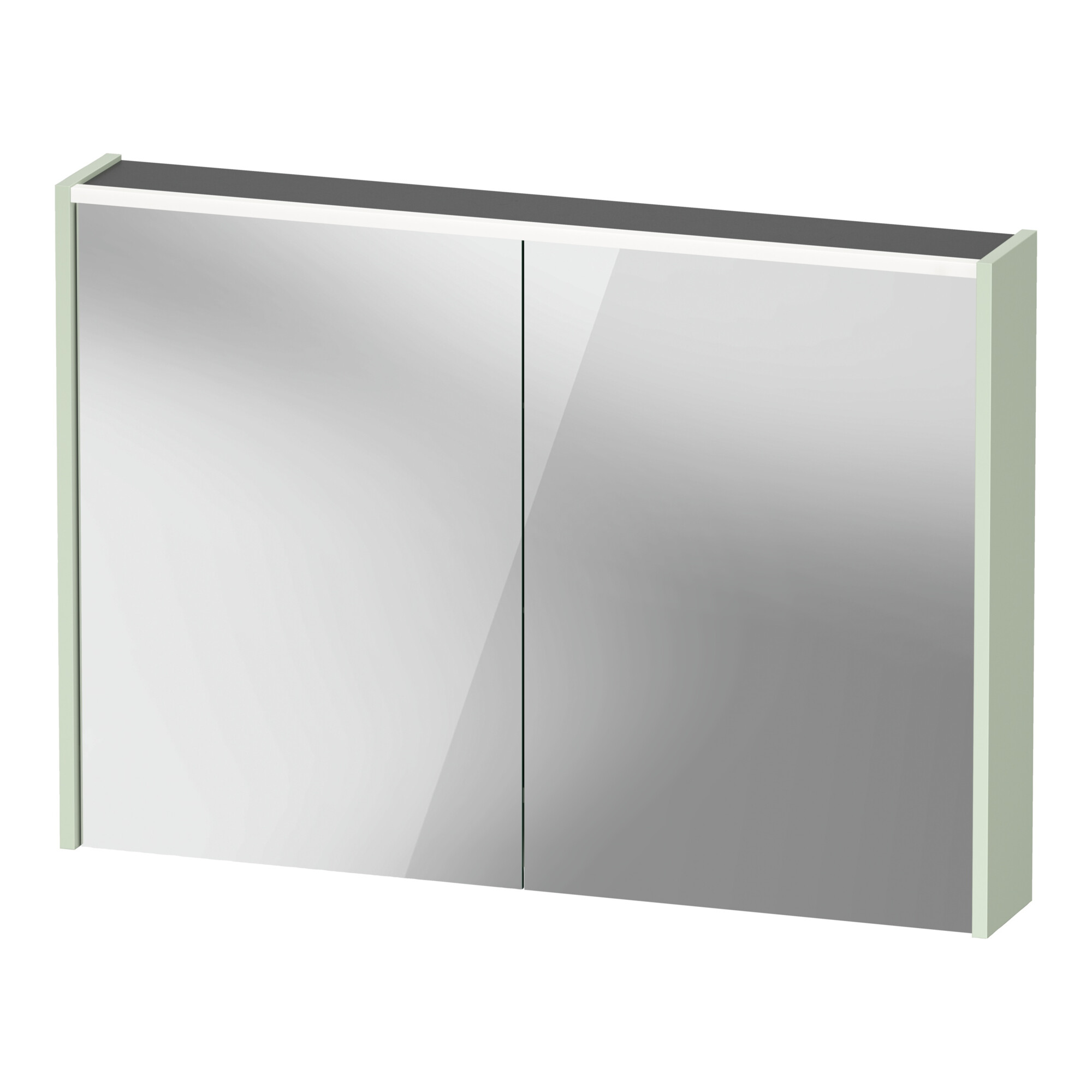 Duravit LED-Spiegel D-Code 2.0 m SD T E 2 T, Lichtf ob, 100x70x14,8cm, grün ma