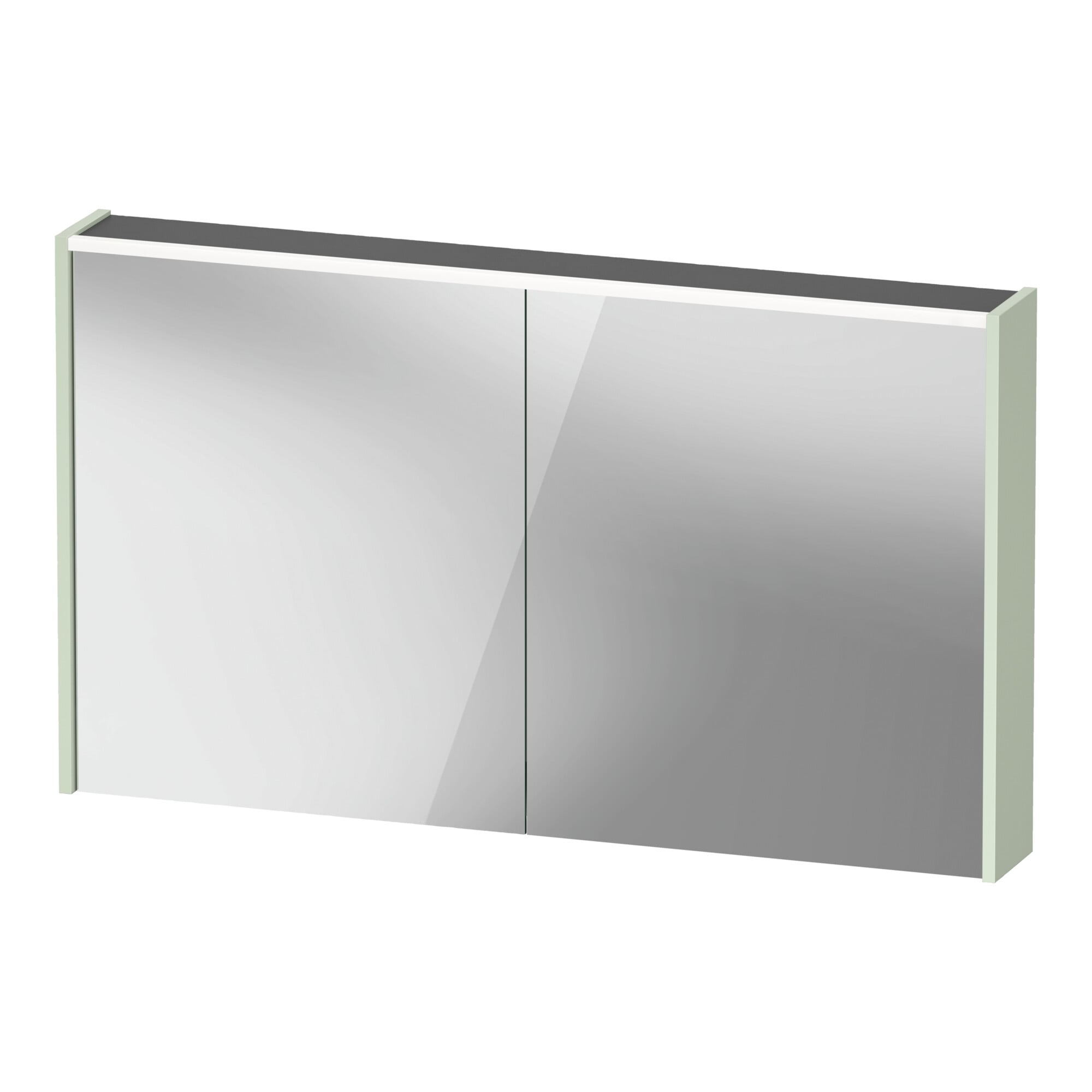 Duravit LED-Spiegel D-Code 2.0 m SD T E 2 T, Lichtf ob, 120x70x14,8cm, grün ma