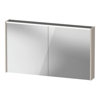 Duravit LED-Spiegel D-Code 2.0 m SD T E 2 Tür., Lichtf ob, 120x70x14,8cm, Tau ma