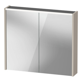 Duravit LED-Spiegel D-Code 2.0 m SD T E 2 Tür., Lichtf ob, 80x70x14,8cm, Tau ma
