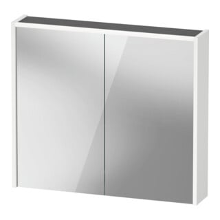 Duravit LED-Spiegel D-Code 2.0 m SD T E 2 Tür., Lichtf ob, 80x70x14,8cm, we. ma