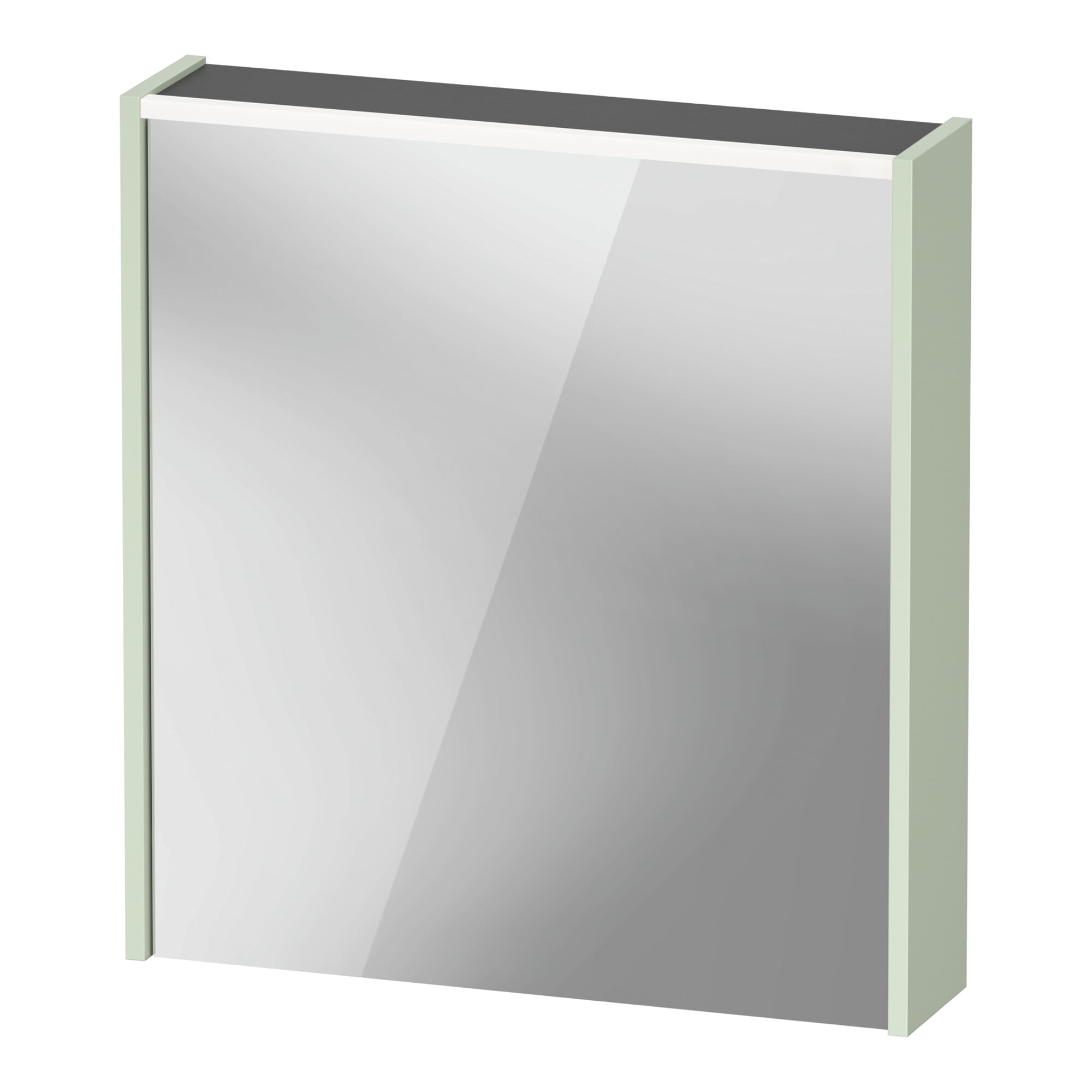 Duravit LED-Spiegel D-Code 2.0 m SD T E 65x70x5cm, Lichtf ob, li, blassgrün matt