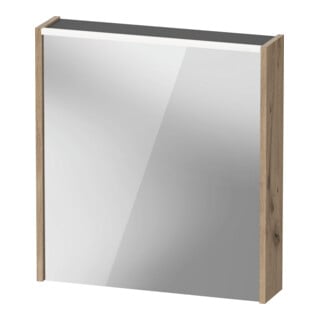 Duravit LED-Spiegel D-Code 2.0 m SD T E 65x70x5cm, Lichtf ob, re, eiche marmorie