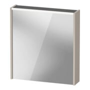 Duravit LED-Spiegel D-Code 2.0 m SD T J 65x70x5cm, Lichtf ob, links, taupe matt