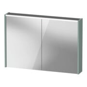 Duravit LED-Spiegel D-Code 2.0 m Steckd. 2 T, Lichtf o, 100x70x14,8cm, fjordg ma