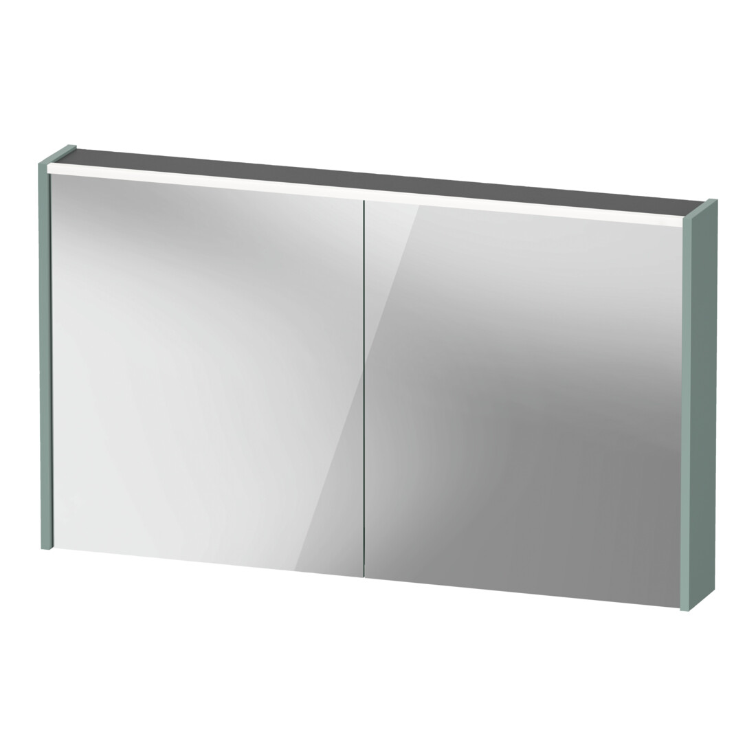 Duravit LED-Spiegel D-Code 2.0 m Steckd. 2 T, Lichtf o, 120x70x14,8cm, fjordg ma