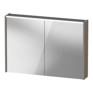 Duravit LED-Spiegel D-Code 2.0 m Steckd. 2 T, Lichtf ob, 100x70x14,8cm, bas. ma