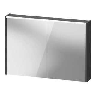 Duravit LED-Spiegel D-Code 2.0 m Steckd. 2 T, Lichtf ob, 100x70x14,8cm, graph ma