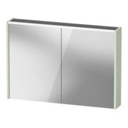 Duravit LED-Spiegel D-Code 2.0 m Steckd. 2 T, Lichtf ob, 100x70x14,8cm, grün ma