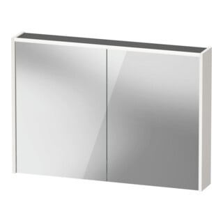 Duravit LED-Spiegel D-Code 2.0 m Steckd. 2 T, Lichtf ob, 100x70x14,8cm, we. hgl