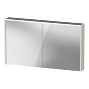 Duravit LED-Spiegel D-Code 2.0 m Steckd. 2 T, Lichtf ob, 120x70x14,8cm, grün ma