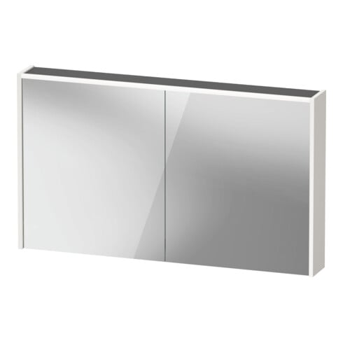 Duravit LED-Spiegel D-Code 2.0 m Steckd. 2 T, Lichtf ob, 120x70x14,8cm, we. hgl