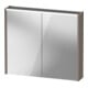Duravit LED-Spiegel D-Code 2.0 m Steckd. 2 Tür., Lichtf ob, 80x70x14,8cm, bas. ma-1