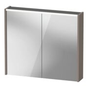 Duravit LED-Spiegel D-Code 2.0 m Steckd. 2 Tür., Lichtf ob, 80x70x14,8cm, bas. ma