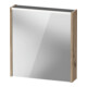 Duravit LED-Spiegel D-Code 2.0 m Steckd. 65x70x5cm, Lichtf ob, li, eiche marmorie-1