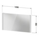 Duravit Lichtspiegel Best 120x70x3,4cm, 40 W, LED, weiß-2