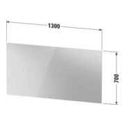 Duravit Lichtspiegel Best 130x70x3,3cm, 61 W, LED, weiß-5