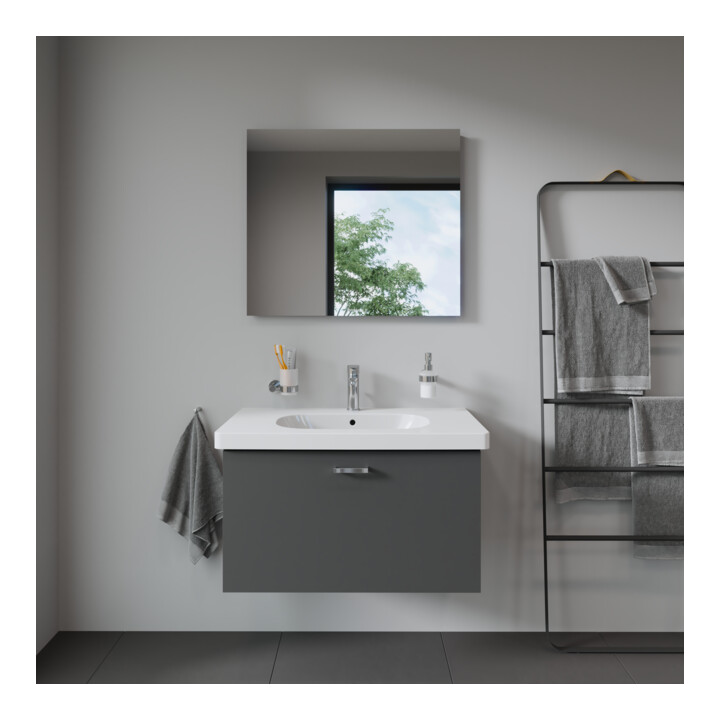 Duravit Lichtspiegel Best 80x70x3,3cm, 46 W, LED, weiß