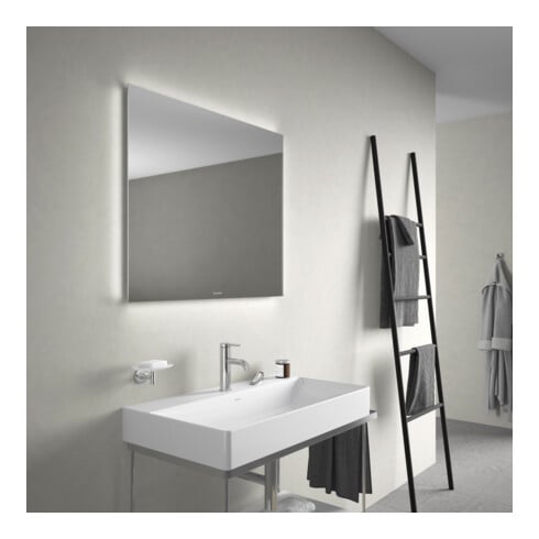 Duravit Lichtspiegel Best 80x70x3,3cm, 46 W, LED, weiß