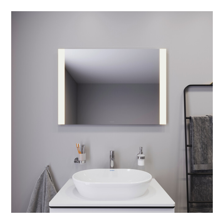 Duravit Lichtspiegel Better 100x70x3,4cm, 22 W, LED, weiß