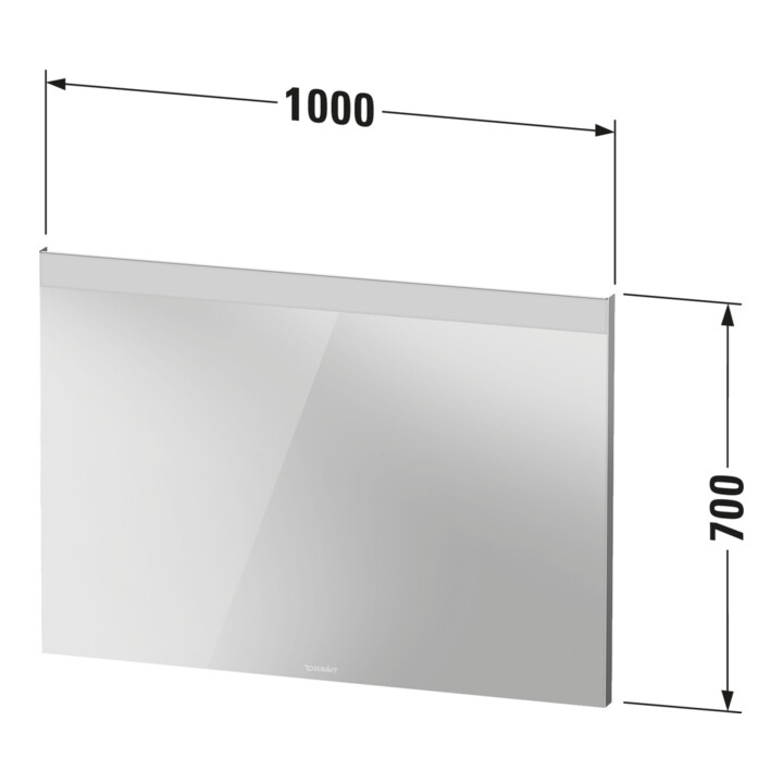Duravit Lichtspiegel Better 100x70x3,5cm, 16 W, LED, weiß