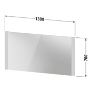 Duravit Lichtspiegel Better 130x70x3,4cm, 22 W, LED, weiß-4