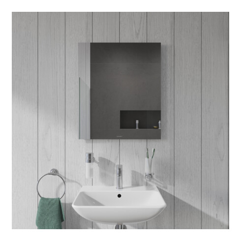 Duravit Lichtspiegel Better 60x70x3,3cm, 40 W, LED, weiß
