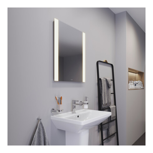 Duravit Lichtspiegel Better 60x70x3,4cm, 22 W, LED, weiß