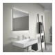 Duravit Lichtspiegel Better 80x70x3,3cm, 46 W, LED, weiß