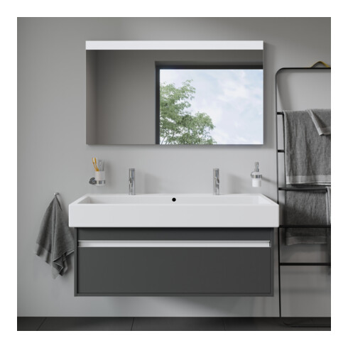 Duravit Lichtspiegel Good 120x70x3,5cm, 19 W, LED, weiß
