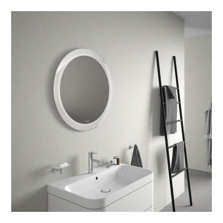 Duravit Lichtspiegel Happy D.2 Plus 70x70x4,7cm, 31 W, m Sp.-Hz, Li-Fd rad.
