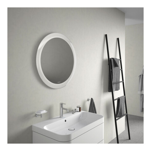 Duravit Lichtspiegel Happy D.2 Plus 70x70x4,7cm, 31 W, m Sp.-Hz, Li-Fd rad.